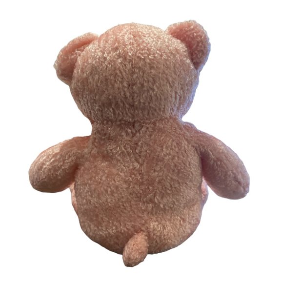 💕 2 FOR $17 💕 1 TOOTH FAIRY Bear 8" High Chest Pocket For Teeth Pink Plush - Picture 4 of 5